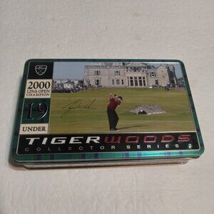 Nike Tiger Woods 2000 Collector Series 2 129th Open Champion Golf balls and Tin